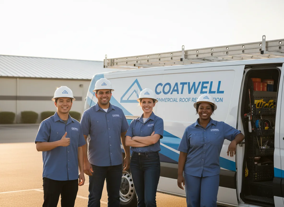 Commercial roof coating company in Saukville, WI